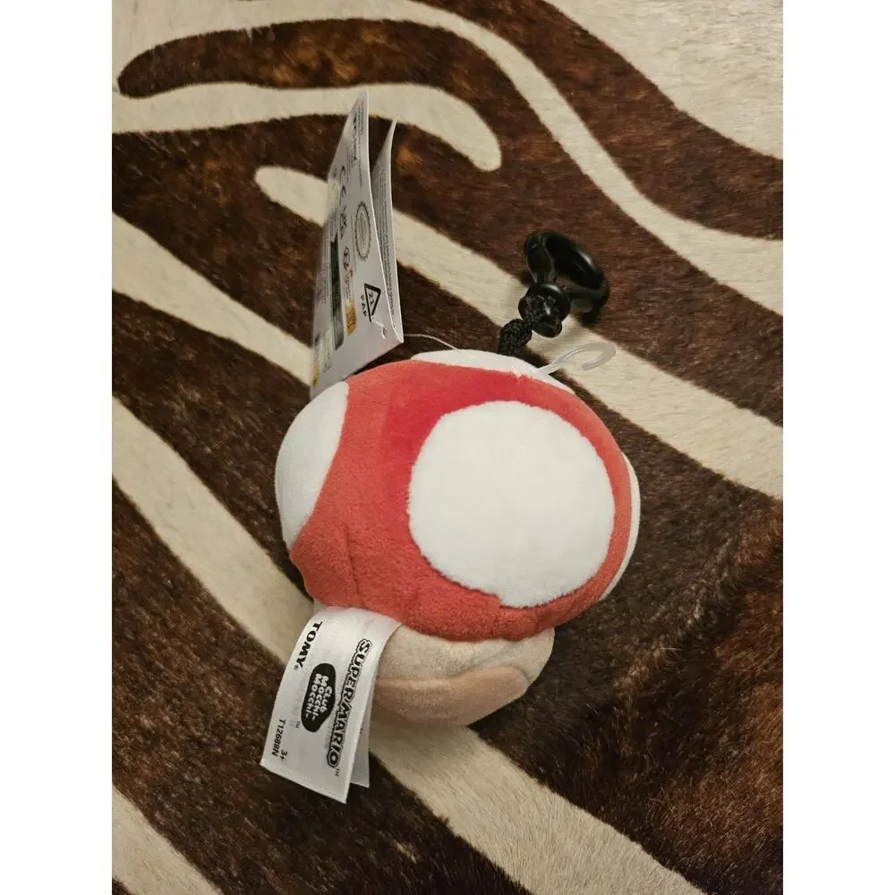 Super Mario Super Mushroom Mocchi Plush Keychain Clip Nintendo New w/ Tag Target